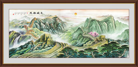万里长城国画