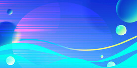 科技背景蓝色科幻