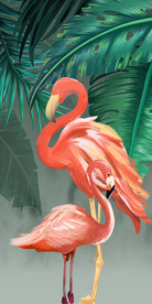 火烈鸟小清新玄关