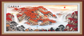 鸿运当头国画