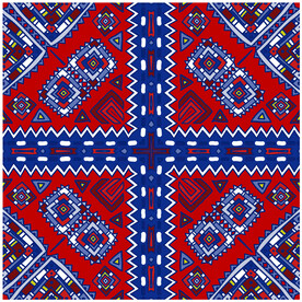 民族风情花纹图案