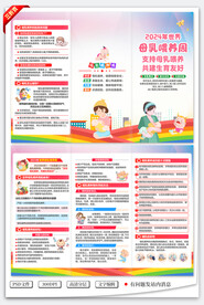 世界母乳喂养周三折页