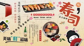 寿司背景墙