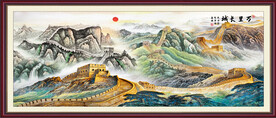 万里长城国画