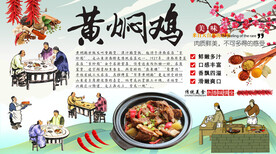 黄焖鸡背景墙