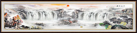 巨幅山水画