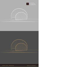 珠海日月贝歌剧院矢量图线稿图手