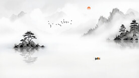 水墨山水意境