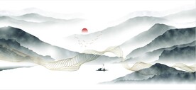  山水画