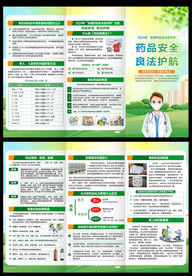 药品安全宣传周三折页
