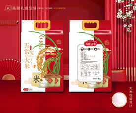 大米包装 稻米礼盒