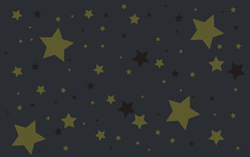 卡通夜色星空儿童房室内背景墙