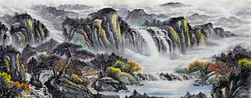 国画山水画