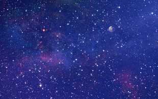 蓝色星空背景墙