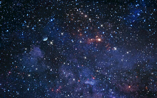 蓝色宇宙星空背景