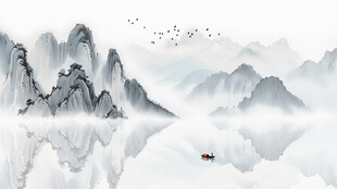 中式客厅沙发背景