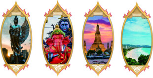 东南亚风格挂画 可编辑 