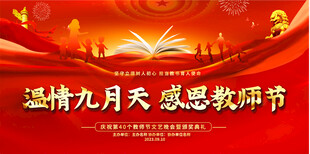 教师节背景展板