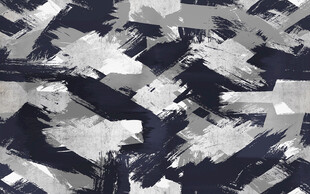 灰色复古肌理高档美式电视背景墙