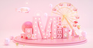 电商C4Dbanner设计素材