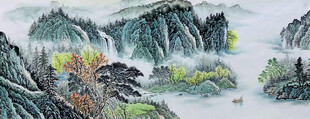 水墨画山水画