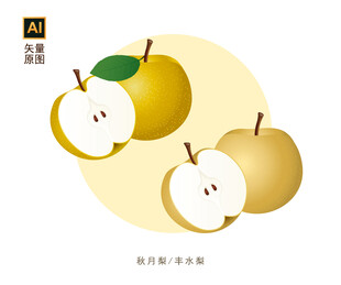 秋月梨素材