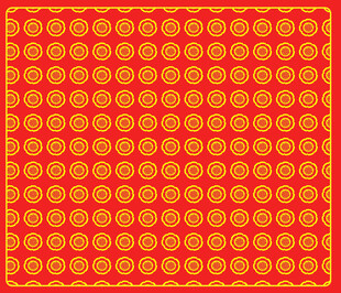 国风宝相花纹图印