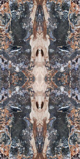 蓝色拼花大理石石纹