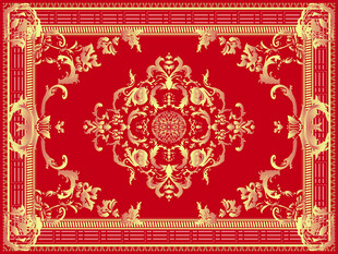 欧式古典花纹地毯