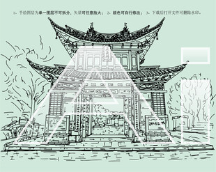 云南大理喜洲古镇正义门