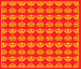 国潮如意纹图印