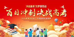 高考誓师大会背景