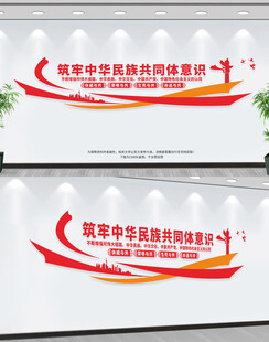 铸牢民族共同体意识文化墙