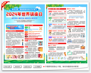 世界镇痛日宣传单