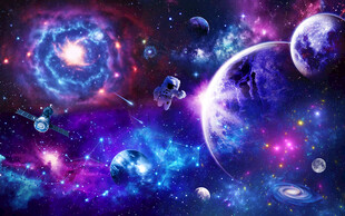 宇宙星空银河黑洞外太空星球背景