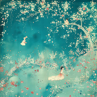 水墨画　蝶戀花 高橋松亭 Takahashi Shotei (1871–1945) 蝶恋花 Butterfly and flowers