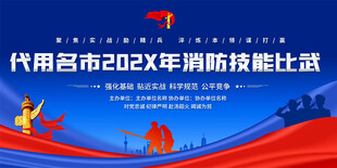 消防技能比武背景