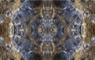 蓝色欧式拼花大理石石纹