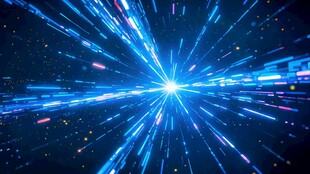 粒子发射 光斑 动感粒子