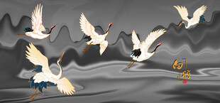 鹤仙鹤白鹤飞鹤