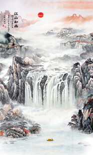 玄关山水画
