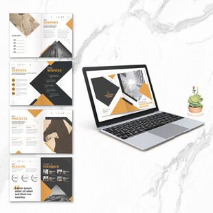 时尚通用画册word设计模板