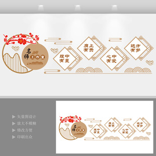 名师工作室文化墙