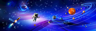 宇宙星空太阳系