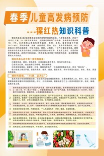 春季高发病预防猩红热