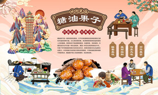 糖油果子背景
