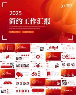 2025工作报告年终总结PPT