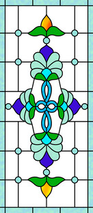 高清分层透明底教堂玻璃打印图