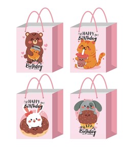 小动物生日纸袋