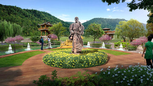 景区雕塑设计案例效果图